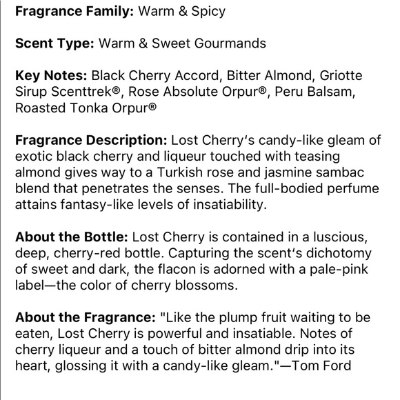 Tom Ford lost cherry 100ml brand new! - Picture 4 of 8